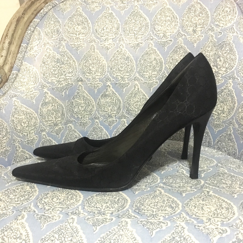 Black GUCCI Stiletto Pumps